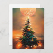 Cartes de voeux "MERRY CHRISTMAS" (Devant / Derrière)