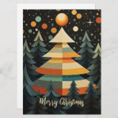 Cartes de voeux "MERRY CHRISTMAS" (Devant / Derrière)