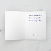 Cartes de voeux Modèle Générique Pensée de vous (Intérieur)