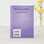 Cartes de voeux Modèle Générique Pensée de vous (Fleur jaune)