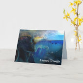 Cartes de voeux Mondes Invisibles (Fleur jaune)