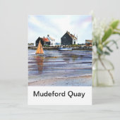Cartes de voeux Mudeford Quay No1 (Debout devant)