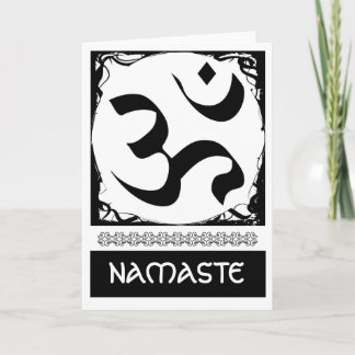 Cartes de voeux Om Yoga