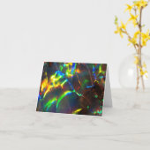 Cartes de voeux Opal (Fleur jaune)