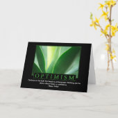 Cartes de voeux optimistes (Fleur jaune)