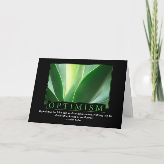 Cartes de voeux optimistes (Devant)