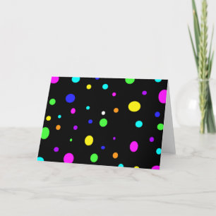 Cartes de voeux Orbes colorées