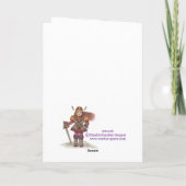 Cartes de voeux orientales d'étoile de ~ de Noël (Dos)