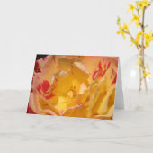 Cartes de voeux ou cartes à notes à fleurs de rose (Fleur jaune)