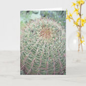 Cartes de voeux ou cartes de notes de Cactus à tor (Fleur jaune)