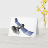 Cartes de voeux par satellite (Fleur jaune)