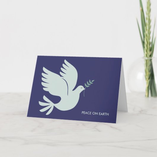 Cartes de voeux Peace Dove Holiday (Devant)