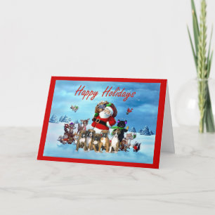 Cartes de voeux Père Noël de Noël