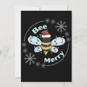 Cartes de vœux personnalisées Abeille Joyeuse