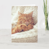 Cartes de vœux personnalisées avec photo d'animaux (Devant)