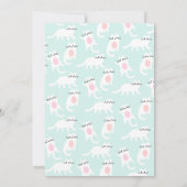 Cartes de vœux personnalisées de chatons (Dos)