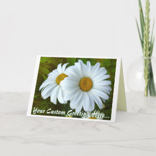 Cartes de voeux personnalisées Fleurs sauvages