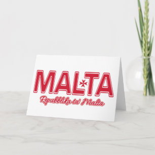 Cartes de voeux personnalisées MALTA