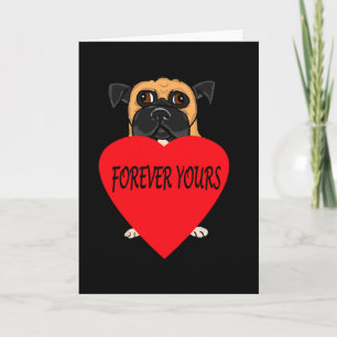Cartes de vœux personnalisées pour chien "À jamais