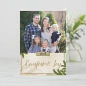 Cartes de voeux photo Confort et Joie de vacances  (Debout devant)