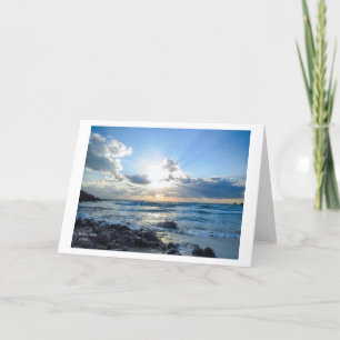 Cartes de voeux photographiques Sea View