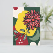 Cartes de vœux plates | Cartes uniques et élégante (Debout devant)