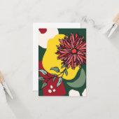 Cartes de vœux plates | Cartes uniques et élégante (Devant/Arrière en situation)