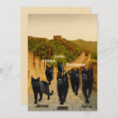 Cartes de vœux plates pour les vacances avec des c (Devant / Derrière)