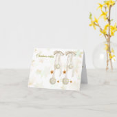 Cartes de vœux pliées (Fleur jaune)