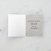 Cartes de voeux pliées des résolutions du Nouvel A (Intérieur)