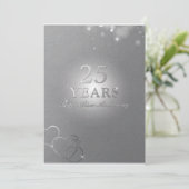 Cartes de vœux pour 25 ans de mariage (Debout devant)