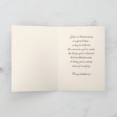 Cartes de vœux pour anniversaire de mariage (Intérieur)