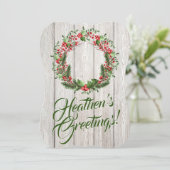 Cartes de vœux pour athée ! Salutations de païen ! (Debout devant)