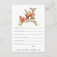 Cartes de vœux pour bébé | Renne