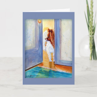 Cartes de voeux pour chien de Papillon