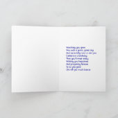 Cartes de voeux pour frère bébé (Intérieur)
