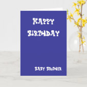 Cartes de voeux pour frère bébé (Fleur jaune)