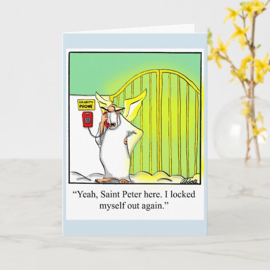 Cartes de voeux pour Humour (Fleur jaune)