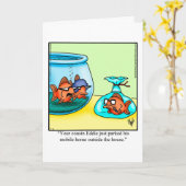 Cartes de voeux pour Humour de camping R.V. (Fleur jaune)