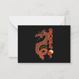 Cartes de vœux pour l'année du Dragon 2024