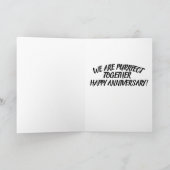 Cartes de voeux pour l'anniversaire de mariage de  (Intérieur)