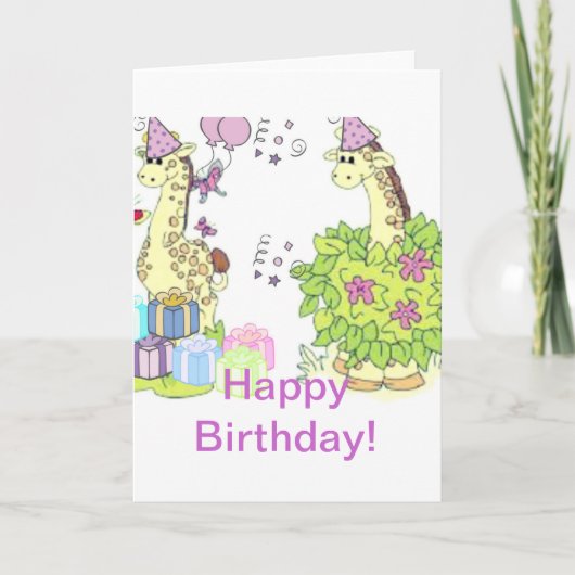 cartes de voeux pour l'anniversaire pour des (Devant)