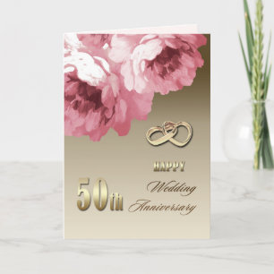 Cartes de voeux pour le 50e anniversaire du Mariag