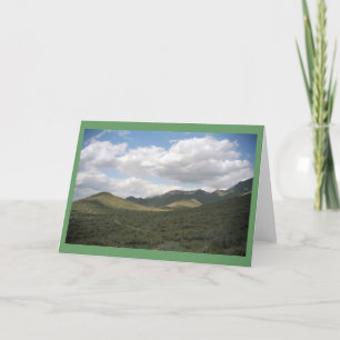 Cartes de voeux pour le désert Skyline Cowboy ou c