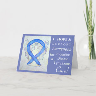 Cartes de voeux pour le ruban de la maladie de Hod