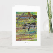 Cartes de voeux pour les bijoux libellules (Dos)