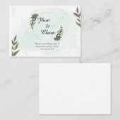 Cartes de voeux pour les couples (Devant / Derrière)