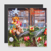 Cartes de vœux pour les fêtes, (Devant / Derrière)