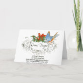 Cartes de voeux pour les paquebots de vacances (Dos)