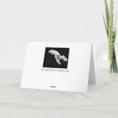 Cartes de voeux pour orchidée blanche (Dos)